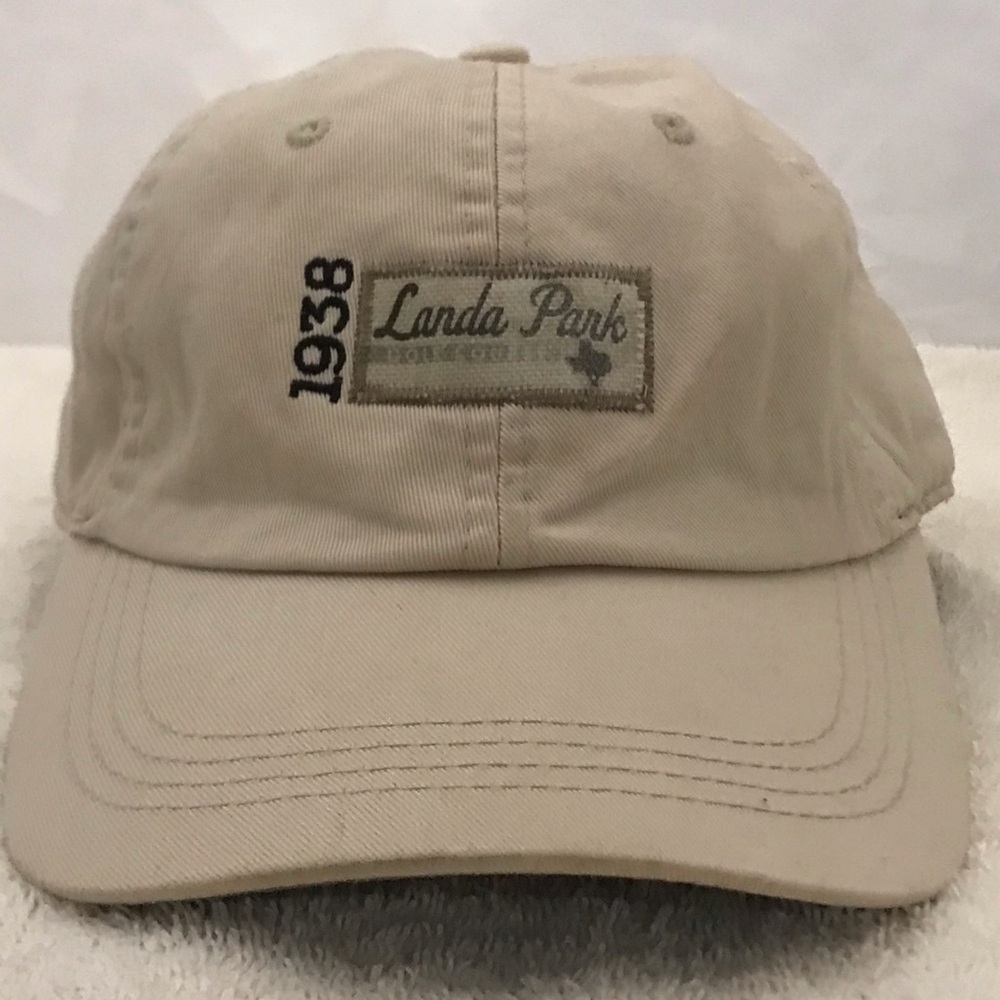 AHEAD for Landa Park Adjustable Tan Baseball & Travel Cap